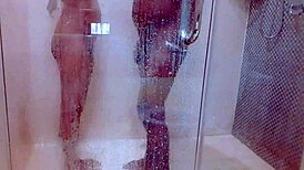 Hot Wife Fucks Hubby Hard in Steamy Shower Orgasm!