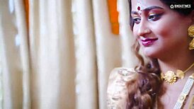 desi bride sudipa gets thief cock in hardcore threesome with hubby watching 😈💦