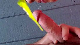 whoa i choked gagging on that fat latina bbw cock outside