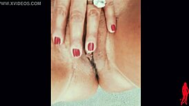 super horny blonde milf mommy dances in bikini then fingers wet clit pov