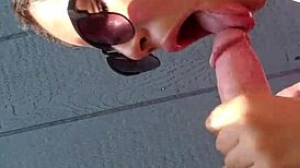 whoa i choked gagging on that fat latina bbw cock outside