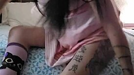 petite emy angel's sensual curves hint at tight teasing pleasures underneath