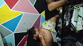 horny neighbor grabs my big ass starts doggystyle femdom