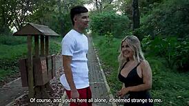 Public Stranger Fuck Ends In Mouth Cum - Hope No One Saw, Naty Delgado!