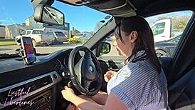 Hairy Milf Wife Swallows Cum After Outdoor Repay Favor