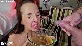 Joana's Rough Anal Gapes with Pee Gulps Rimjobs and Cum Swallows