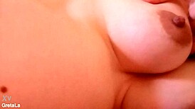 pregnant gretala flashes her swollen tits teasingly
