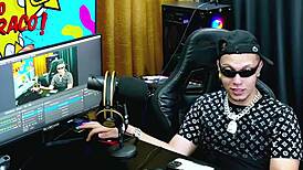 pri melancia shakes huge bbw tits wild on brazil podcast