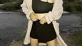 Public Pissing Compilation in Nature from Car POV