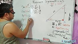 asian nerd teacher breaks down sexual math angles in bedroom lesson