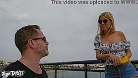 Lynna Nilsson fingers her ass then takes hardcore pounding with cum in mouth explosion!