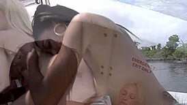 i join sexy brunette blonde orgy licking pussies on the boat
