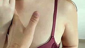 damn, cumming all over that cute latina's pretty face with her sexy big ass and natural tits bouncing