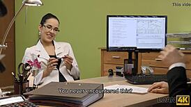 Loan4k babe trades sexy doggystyle fuck for new musical gear interview style