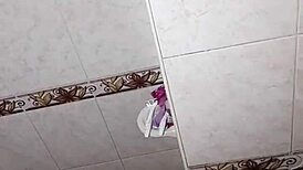 Latina Amateur Lesbian Squirts In Steamy Bedroom Shower