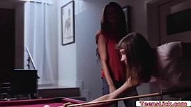 damn stepmom shows stepdaughter how to suck tits right??