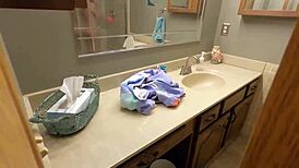 Stepdaughter Caught Peeping on Stepdad Sucks Cock Deepthroat to Facial Cumshot Finish