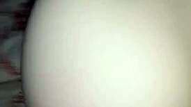 damn i came in skinny white girl doggy with my big black cock