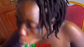 naija ebony roommate booty barbie deepthroat big cock riding cowgirl ass shaking ball licking