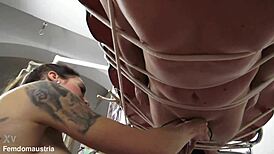 sadistic nurse dominates patient demanding fresh semen sample through twisted hospital fetish play