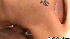 Beautiful cute teen cindy jones takes massive facial cumshot amateurs dripping face