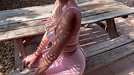 Italian Big Tits Milf Artemisia Love Flaunts Perfect Body Outdoor in Florida Smoke Fetish