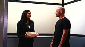 Whoa! Belladonna in Black Stockings Craves Monster Cock Anal and Facial Cumshot!