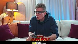 Free-use mail-order e-girl Luna Wolf takes Matthew Meier's monster cock creampie in fishnets