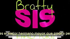 Cock blocking stepsister demands dick all to herself missionary style