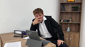 petrovakathx rides her boss cock moaning wildly