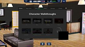 strategic moves unfold in harem hotel game night