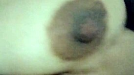 Horny Latina Plays with Small Natural Tits During Massage