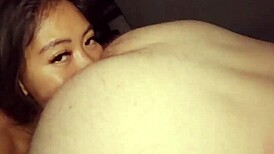 Interracial dp anal ass licking for filipina slut