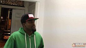 exotic busty blonde passionately kisses deepthroats and rides big black cock wildly