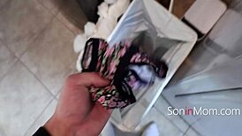 A Quick Tease from Hot Step Mom's Lips