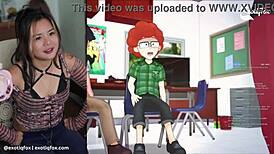 exotiqfox masturbates solo as filipina meru succubus in fans' livestream reaction highlights 1-5