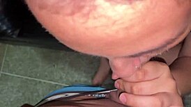 stroking my huge dildo then stepdad jerks off and fucks me hard 💦🍆