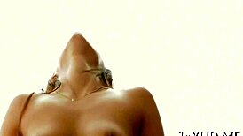 Young petite teen fucked hard rough doggystyle with small tits bouncing and oral finish