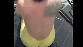 nicole medallo sweats at the gym building that hot latina body to please guys doggystyle