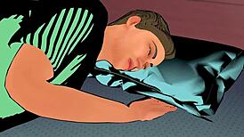 pregnant asian slut fists wet pussy then takes nephew creampie doggystyle