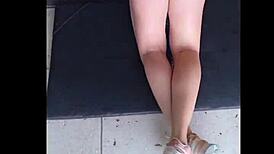 nicole medallo sweats at the gym building that hot latina body to please guys doggystyle