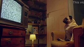 amy douxxx, feel this vibrator deep on couch?