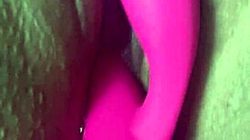 Sexy curvy young Latina amateur cums multiple times with vibrator