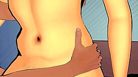 pregnant asian slut fists wet pussy then takes nephew creampie doggystyle