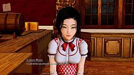 strategic moves unfold in harem hotel game night