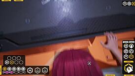 hey pov i'm pounding this redhead's big tits ass until she cums exhausted completely