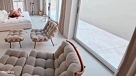 Busty Blonde Teen Cowgirls Threesome Ride with Petite Redhead Licking and Deepthroat