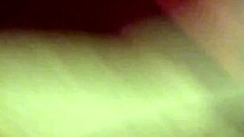 Blonde gringa milf flashes her big tits and panties