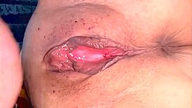 Amateur Shaved Pink Pussy Close-Up 80 Days Post-Virginity Loss Wet Licking