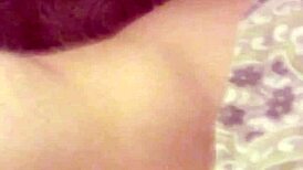 Blonde gringa milf flashes her big tits and panties